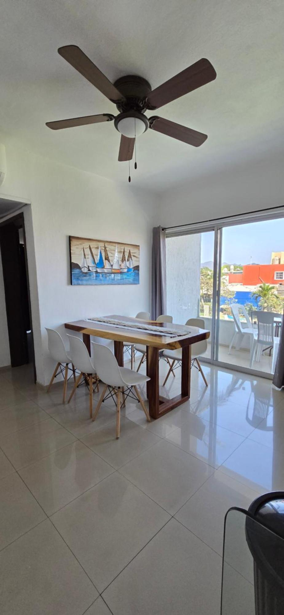 Magnifico Departamento, Cocina Equipada, 2 Recamaras 2 Banos , Hasta 6 Personas, 3 Albercas, Playa A 50 Mts Wifi, Aire Acondicionado Lägenhet Manzanillo Exteriör bild